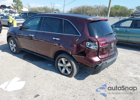 2010 Acura Mdx Technology Package z USA, uszkodzony, nr VIN 2HNYD2H63AH500186